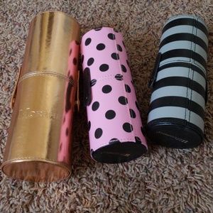 Makeup brush holders